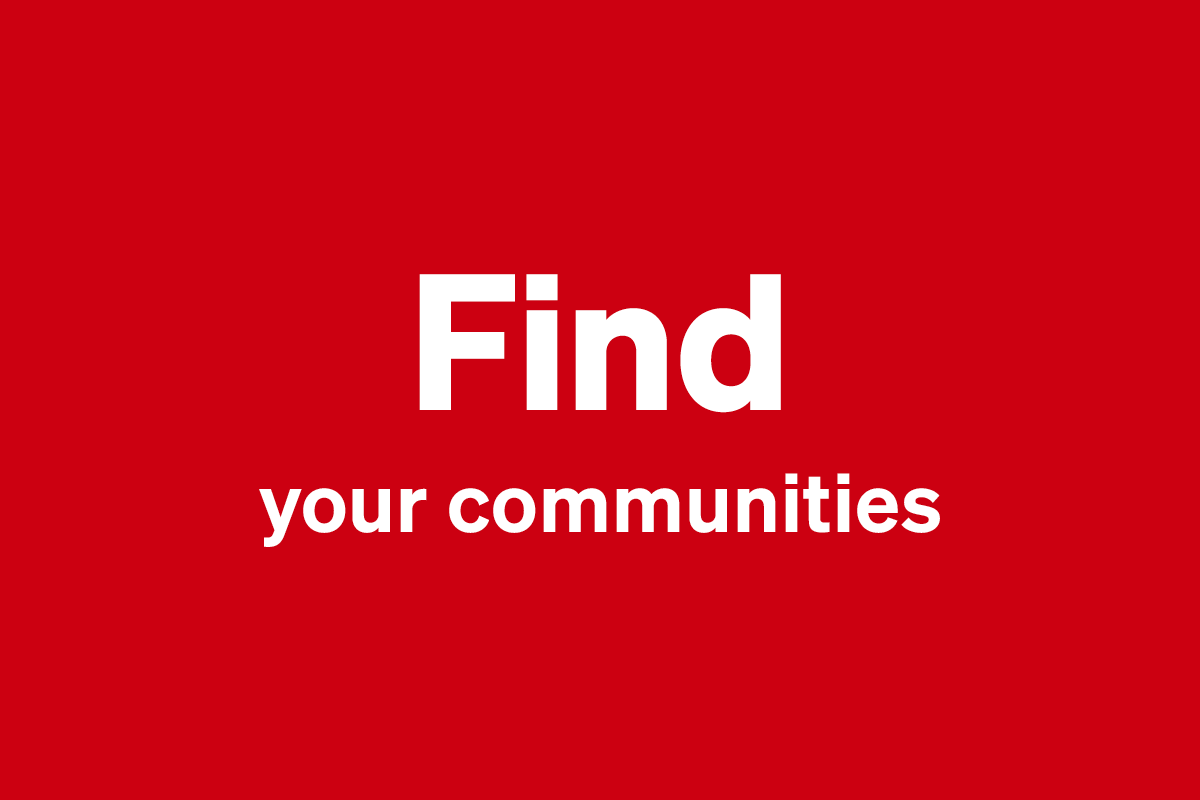 Find your communities