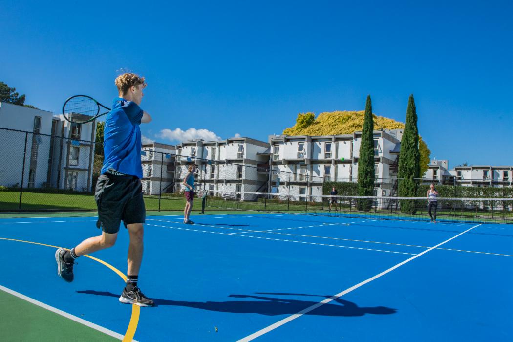 College House tennis court