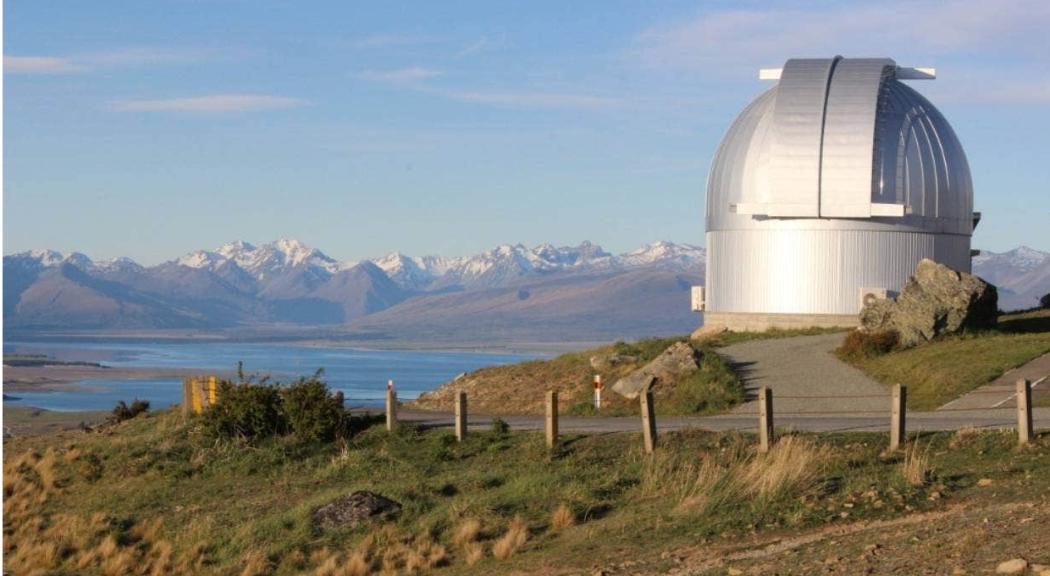 Mt John Observatory’s MOA-II, one of the largest telescopes in New Zealand. Nick Rattenbury