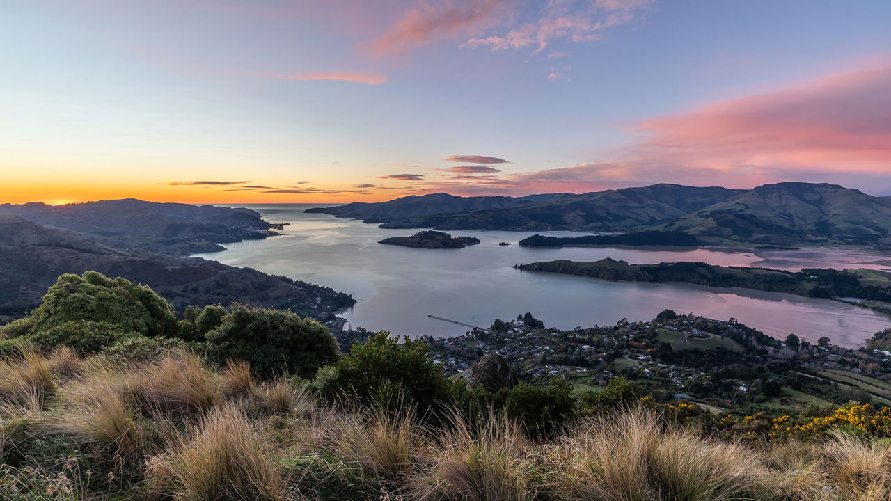 View over Lyttelton Harbour by Dave Hart Photography
