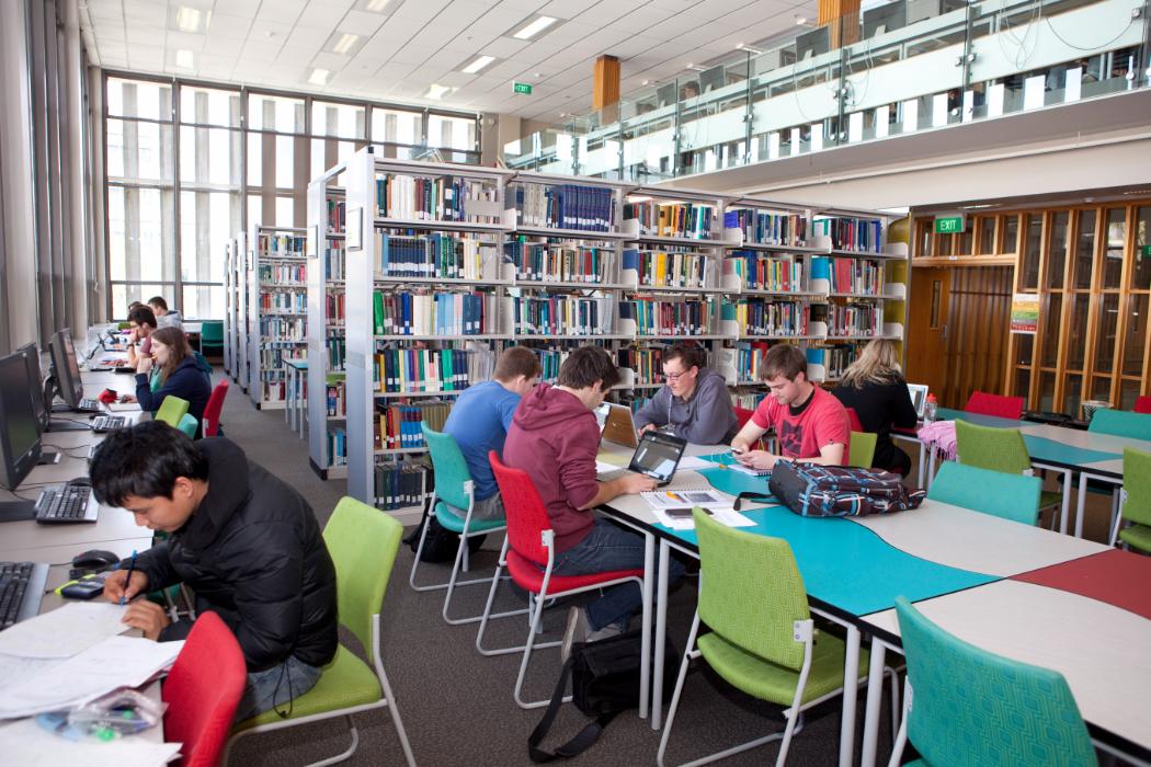 The University's library resources include books, journals and e