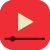 Graphic of a play video button on a red background.