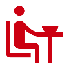 icon of a person dining