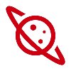 icon of a planet