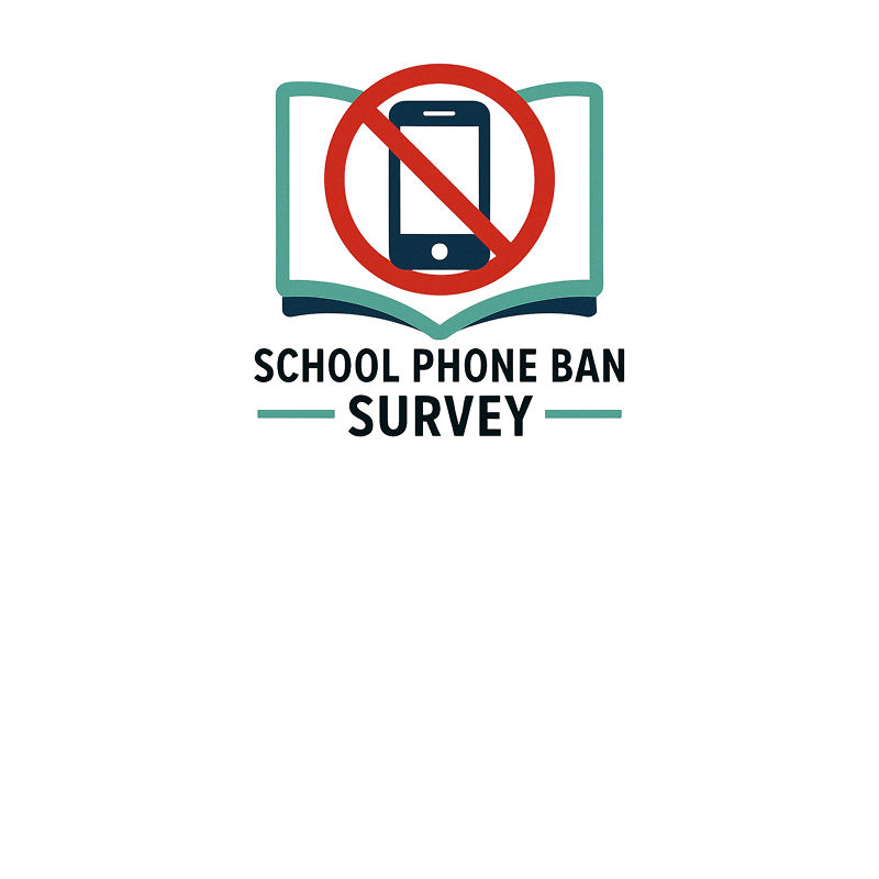 Logo with School Phone Ban text