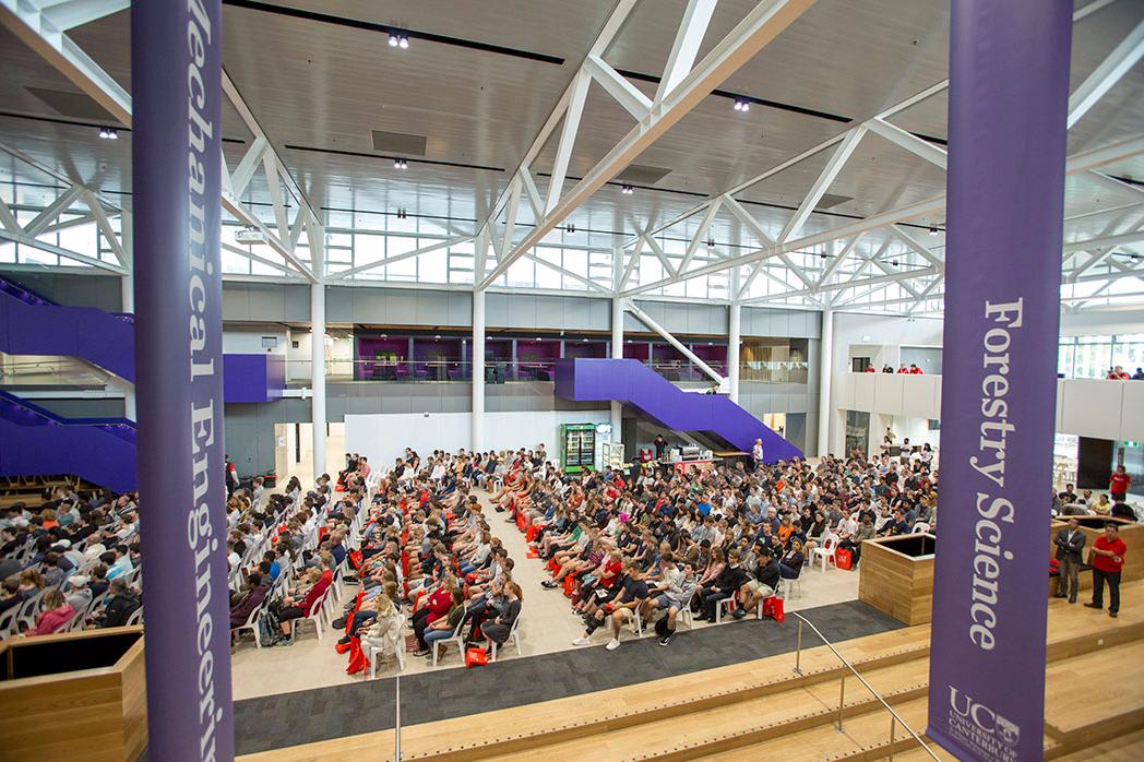 Engineering Building Crowd Interior