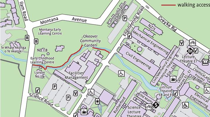 Okeover Community Gardens Map