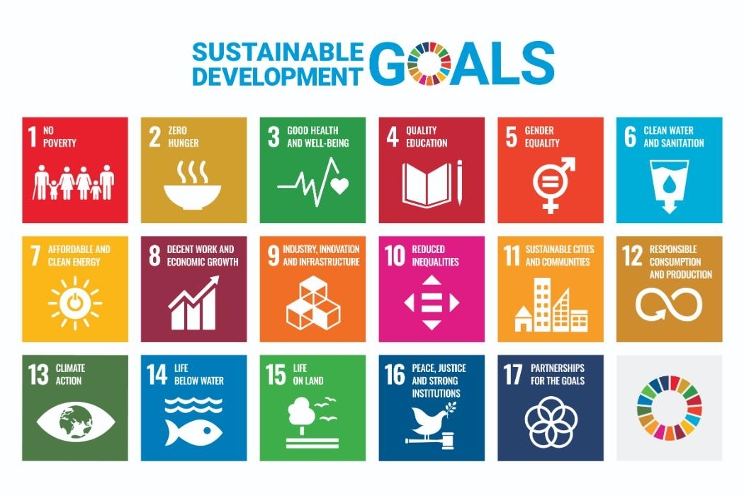 The 17 Sustainable Development Goals icons