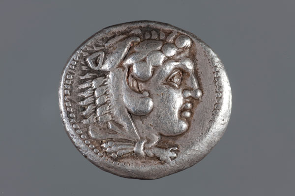 Head of beardless Heracles