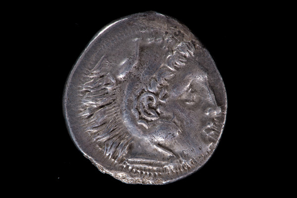 Head of beardless Heracles
