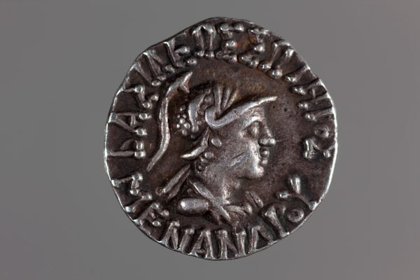 Helmeted head of Menander Helmeted head of Menander