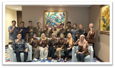 Project Management Unit FOLU Norway Contribution Phase 1 Team (Aulia: back row, 5th left)