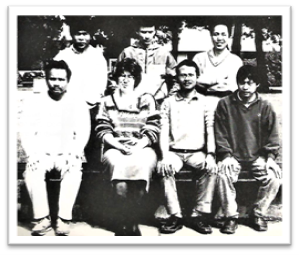 Overseas Postgraduates – the School of Forestry (1989) (Aulia: front row, 1st left)