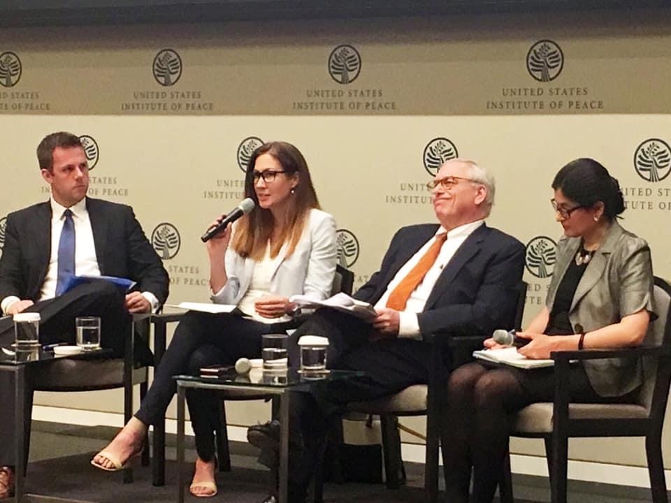 Speaking at the United States Institute of Peace
