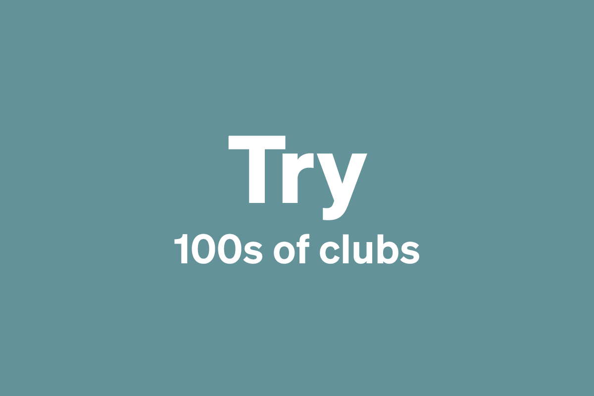 Try hundreds of clubs
