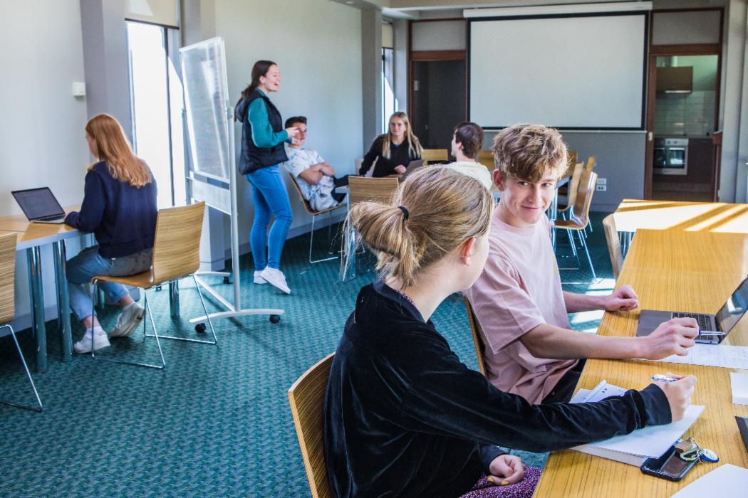 Study time in the Rochester and Rutherford Hall study centre