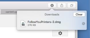 Install printer Followyou