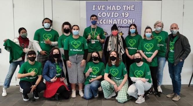 Wellbeing Internships Students During Covid Pandemic Wearing Masks