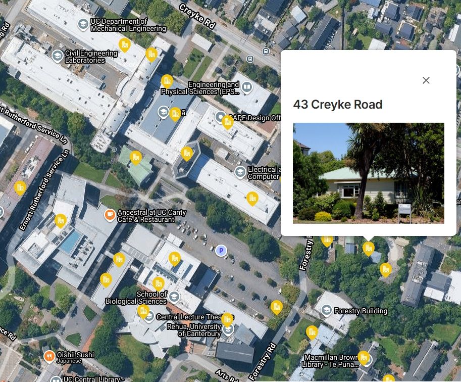 Map of 43 Creyke Road