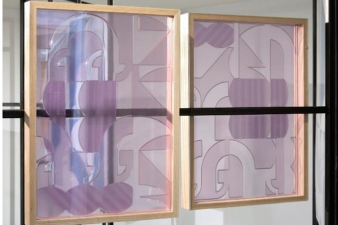 Ella Sutherland, Recto Verso, installation view: Objectspace, Auckland, 2019. Photograph: Samuel Hartnett.