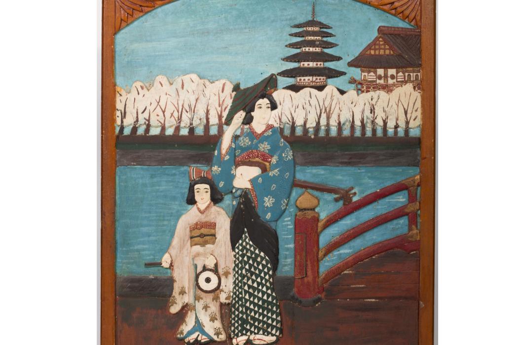 <img src="https://www.canterbury.ac.nz/news/2020/Entertainers-in-front-of-temple--1943-1945--colour-on-wood.-Courtesy-Featherston_7544556985402555636.jpg" alt="Entertainers in front of temple, 1943-1945, colour on wood. Courtesy Featherston Heritage Museum." style="    " class="img-responsive additional-image">