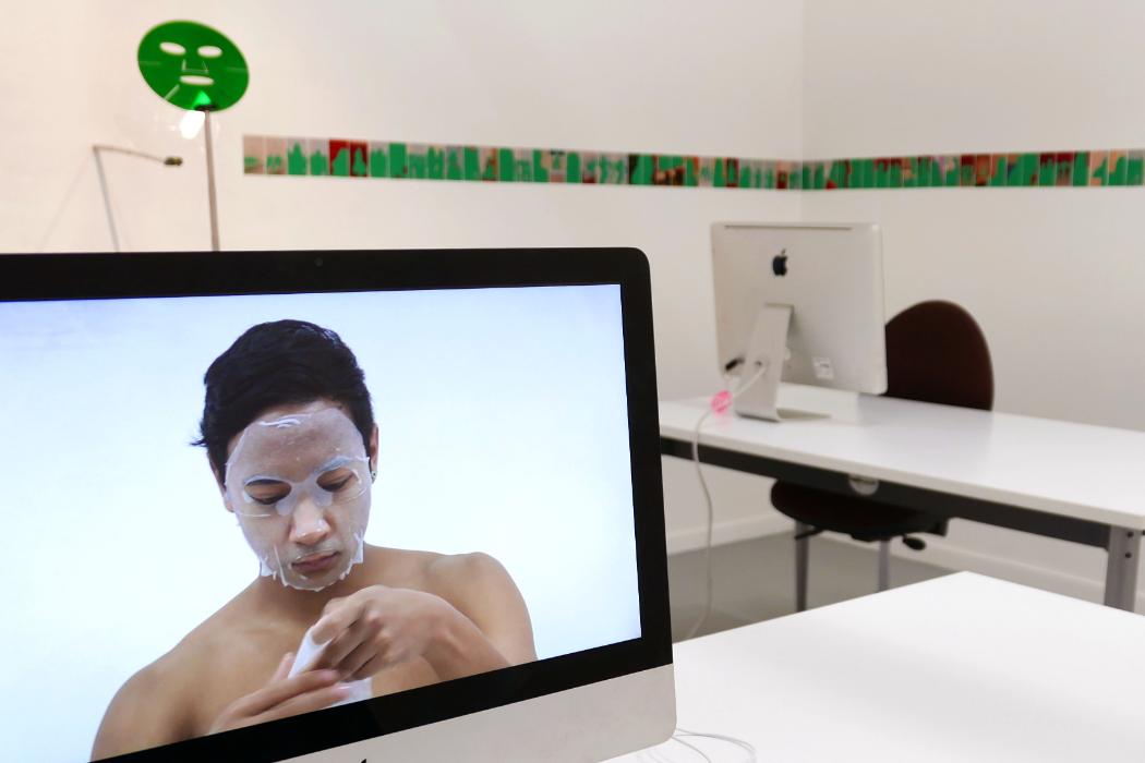 Exciting fine arts student artist Aaron Kong whose influences include K Pop and queer politics won the Iris Fisher scholarship 2020