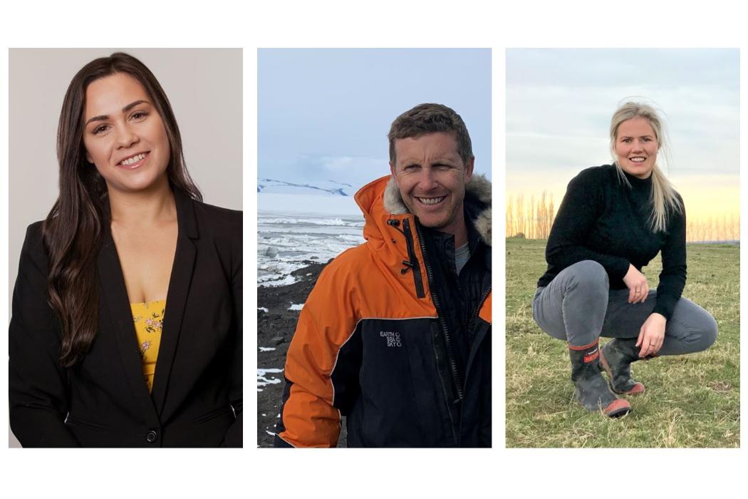 Ben Gough Family Foundation Leaders Scholars Kirsty Tyro, Simon Shelton and Sarah How