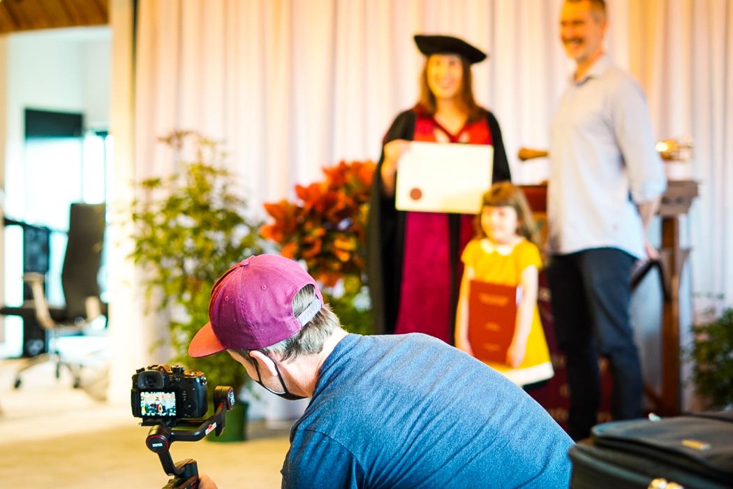 Graduation photo opportunity