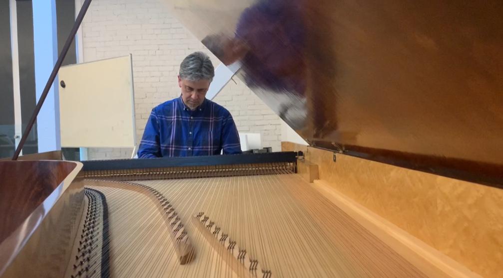 An active performer on the violin, viola, piano, and as a conductor – UC's Professor Mark Menzies is particularly well known for his career as an advocate for music recently composed, and music written in Aotearoa.