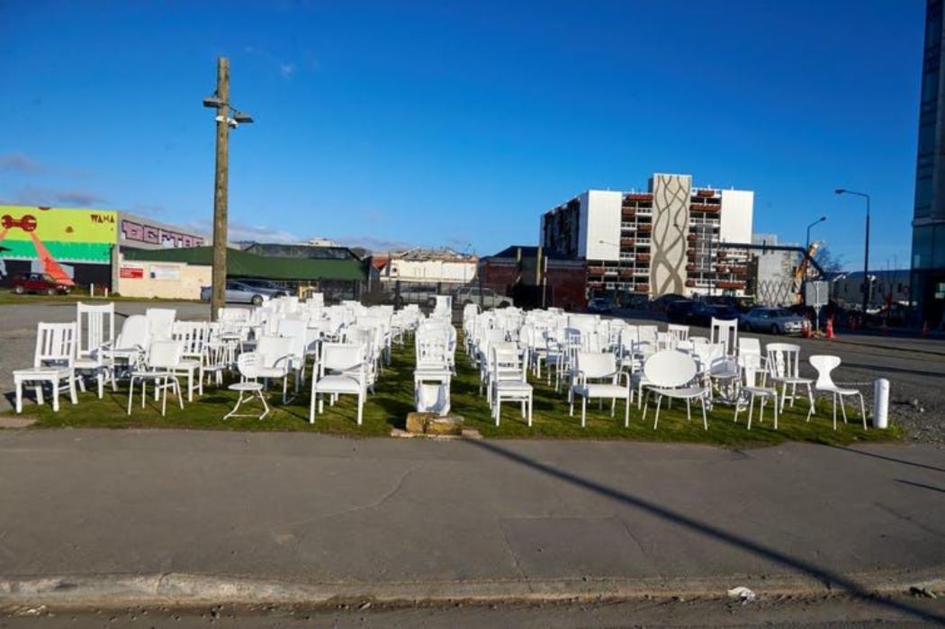 Memorial on the 1st anniversary of the Chch earthquake