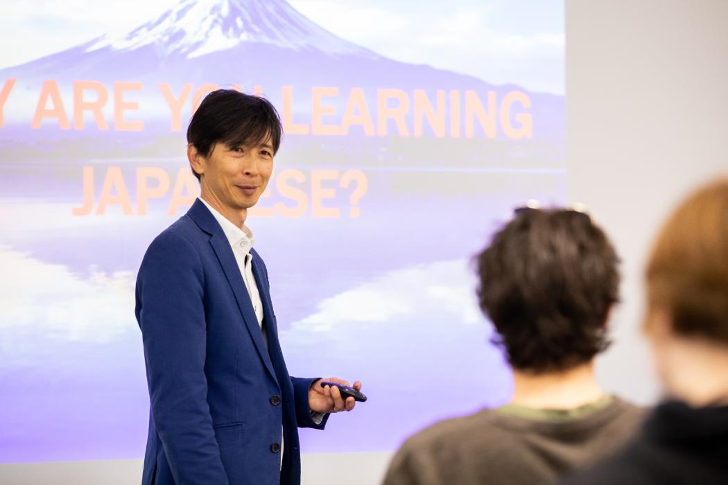 UC’s Dr Masayoshi Ogino added another award to his name with a Most Innovative lecturer in Japanese award.