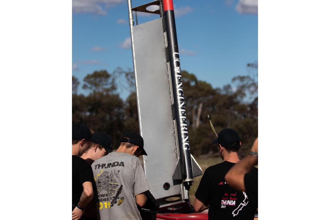 UC Aerospace was commended for their unique innovation of implementing a real-time active air-braking system which allows for supersonic and subsonic drag behaviour