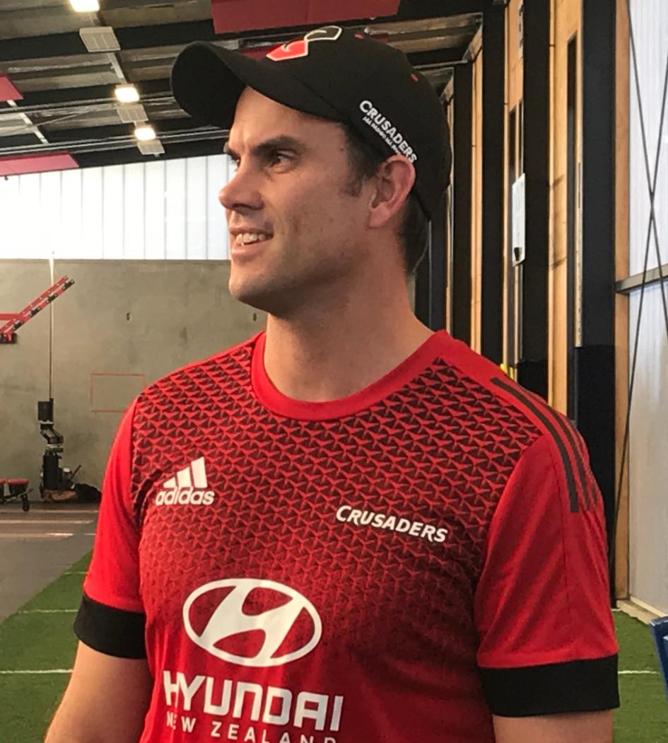 UC intern Todd Andrews is working towards his Master's degree in Sport Science working at the Crusaders gym with the Club's high performance team
