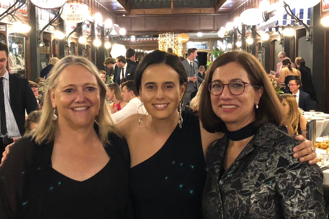 Pictured from left: University of Canterbury Chancellor Sue McCormack, UCSA President Tori McNoe, and UC Vice-Chancellor Professor Cheryl de la Rey