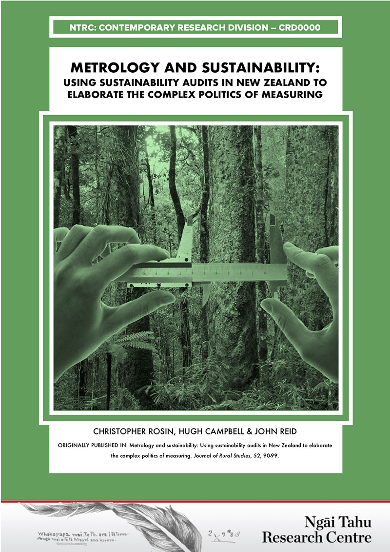 Metrology and Sustainability