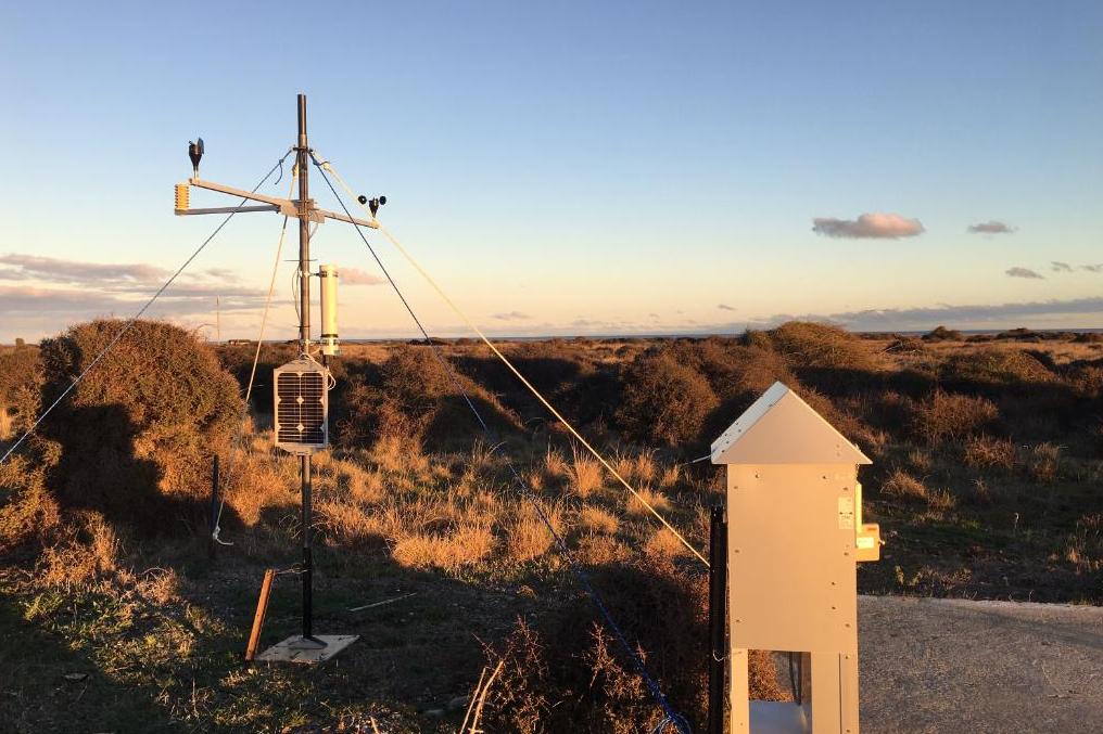 Research Impact Microplastics Air Sampler at Birdlings Flat