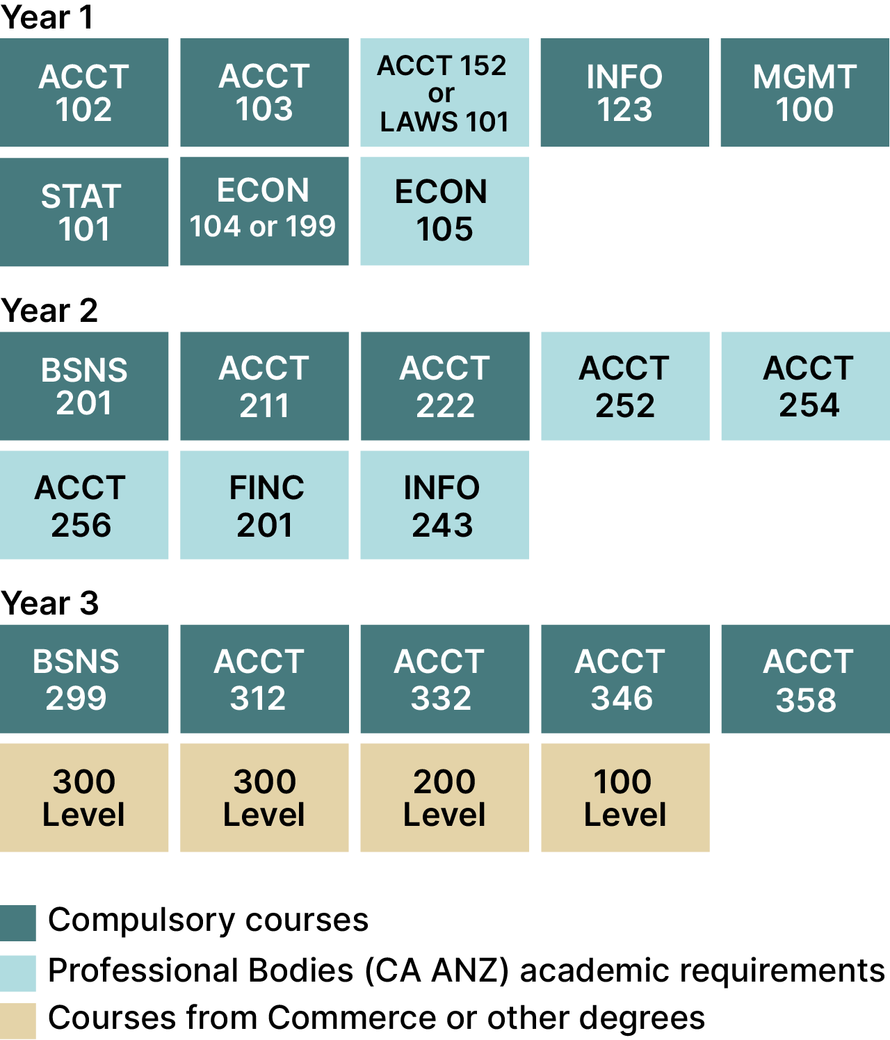 Bachelor of Commerce - Accounting (Chartered Accounting)
