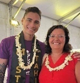 Annick Masselot in Tahiti