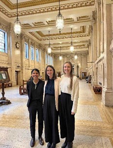 Jade Lancaster, Taz Haradasa and Kayla Grant