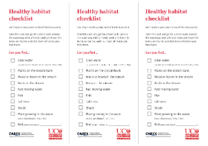 Healthy Habitat Checklist