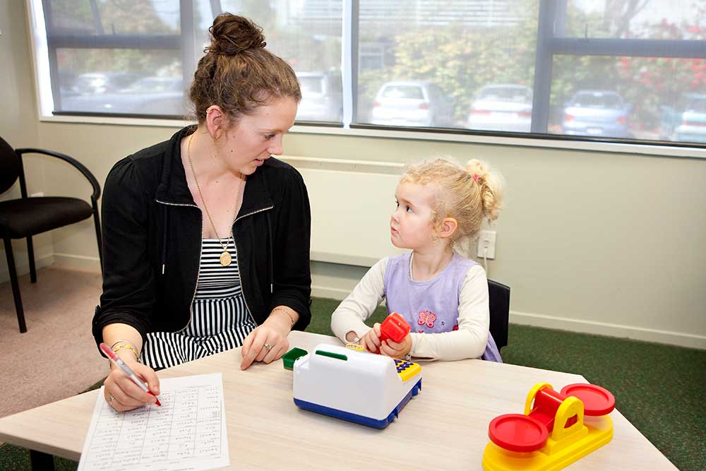 Speech and Language Assessing Child