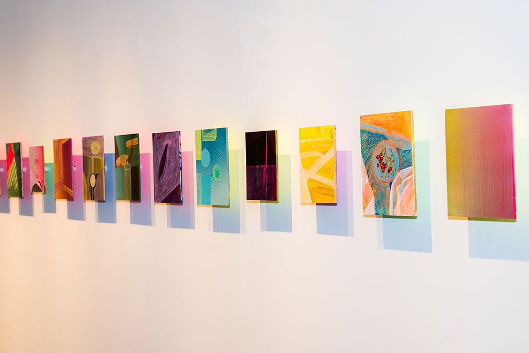 Art piece by a UC student as part of a UC Fine Arts Open Studio event.
