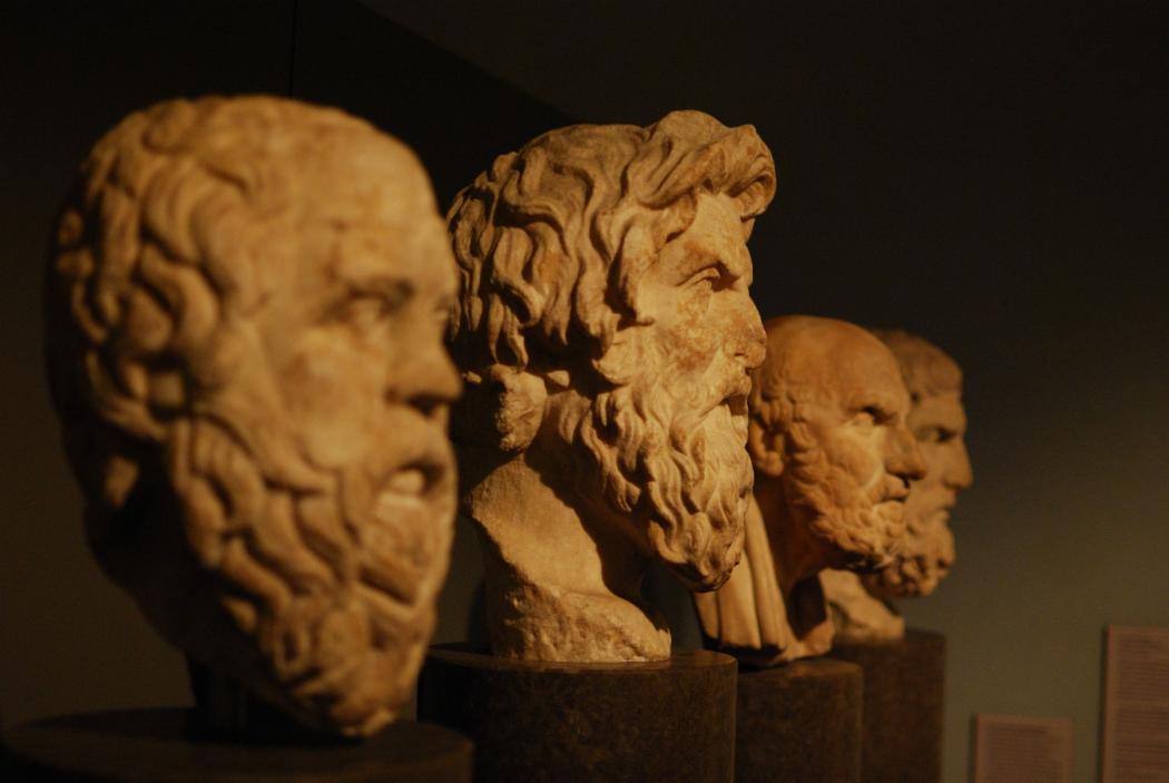 Philosophy Greek Heads Marble