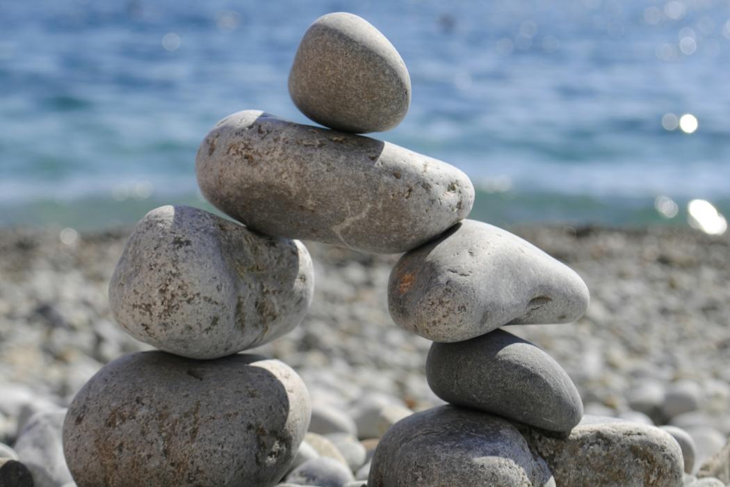 Stones Balancing Image